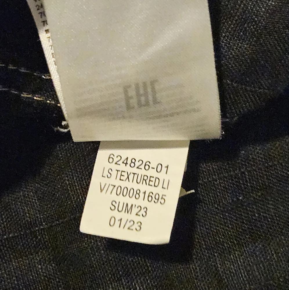 Banana Republic Black Plaid Button Down Shirt